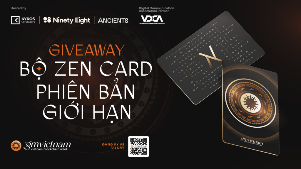 Tham gia sự kiện để có cơ hội nhận được bộ 2 Zen Card chủ đề GM Vietnam