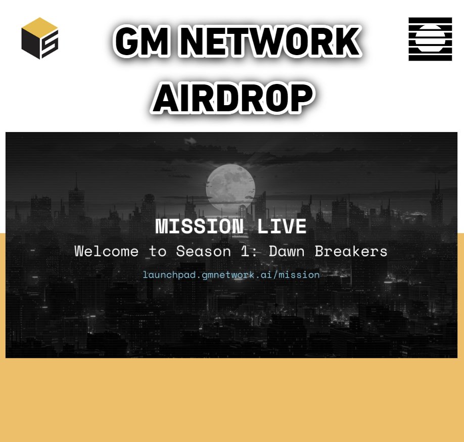 Tham gia airdrop dự án GM Network